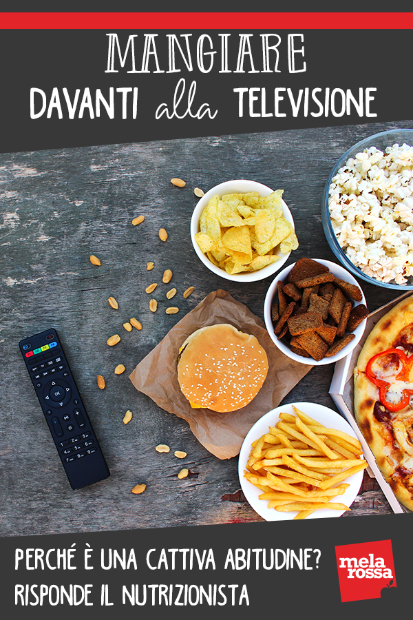 mangiare davanti alla televisione fa male 