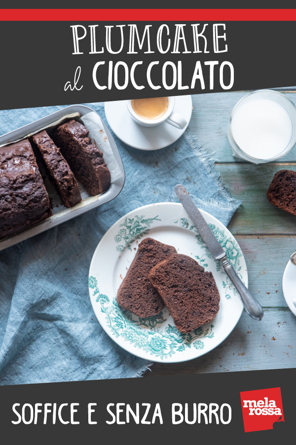 plumcake al cioccolato : ricetta senza burro