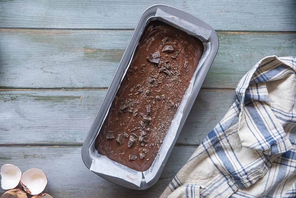 preparazione tre impasto plumcake