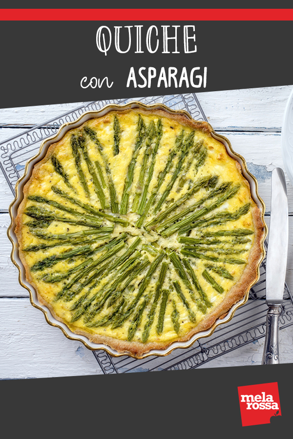 quiche con asparagi