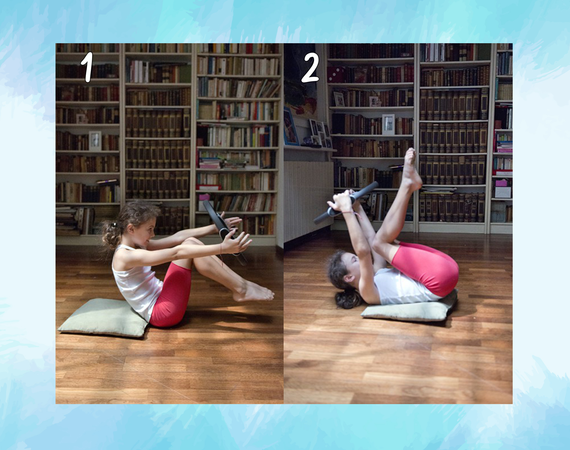 Fitness per esercizi Yoga Magical Circle-Anello per Pilates LEORX-Anello di resistenza per Pilates 