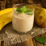 smoothie banana pere carruba