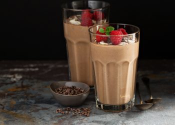 smoothie carruba banana pere