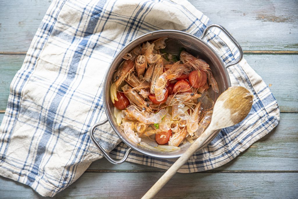 risotto alla pescatora soffritto