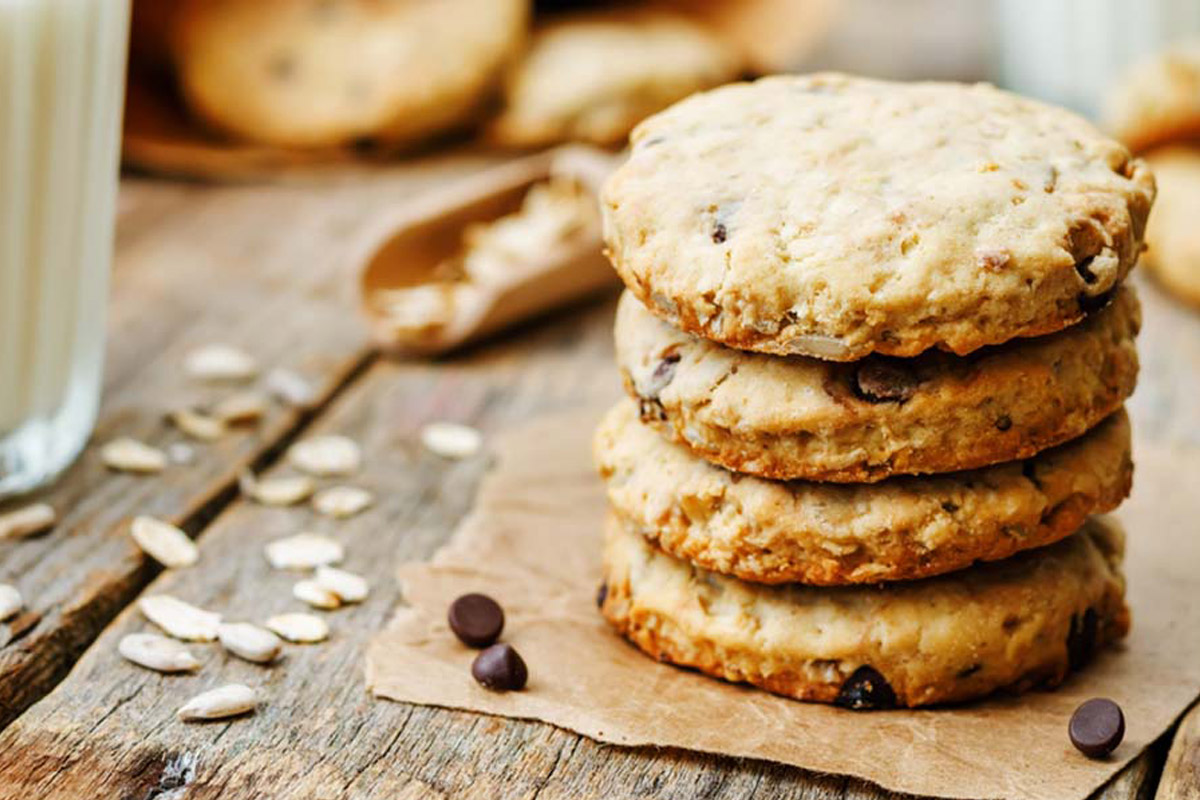 cookies avena gocce di cioccolato