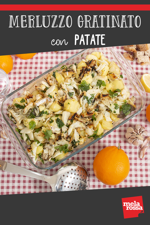 Merluzzo gratinato con patate