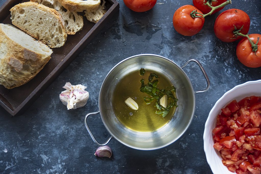 pappa al pomodoro aglio due