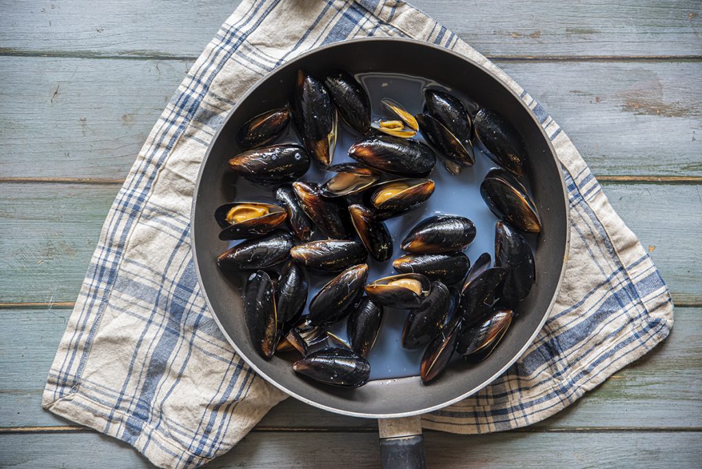 risotto alla pescatora cozze