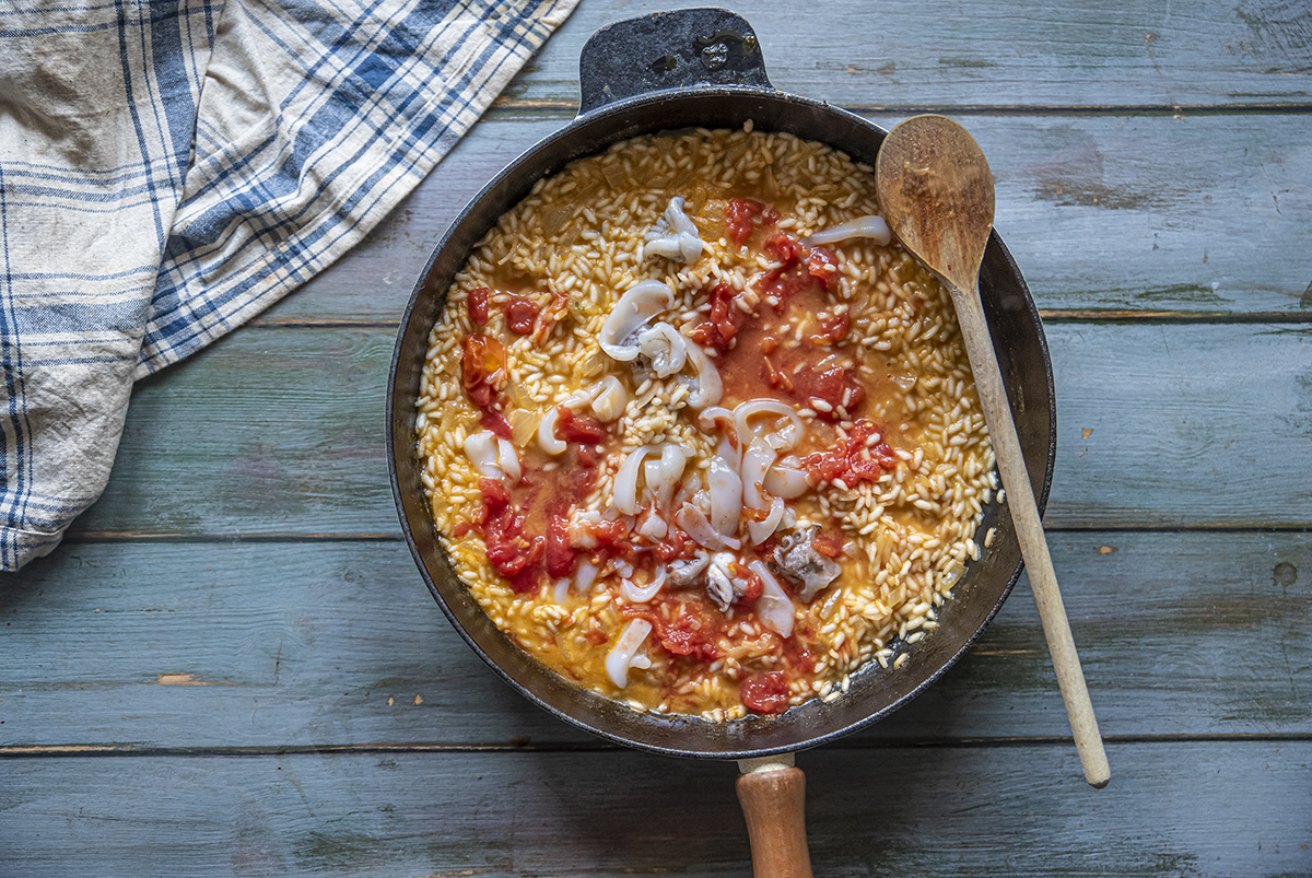 Risotto alla pescatora, un gustoso primo di pesce Melarossa
