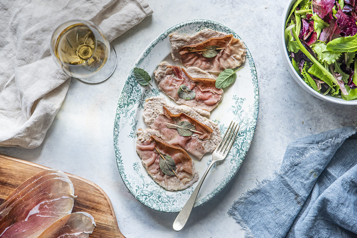 Saltimbocca alla romana senza burro