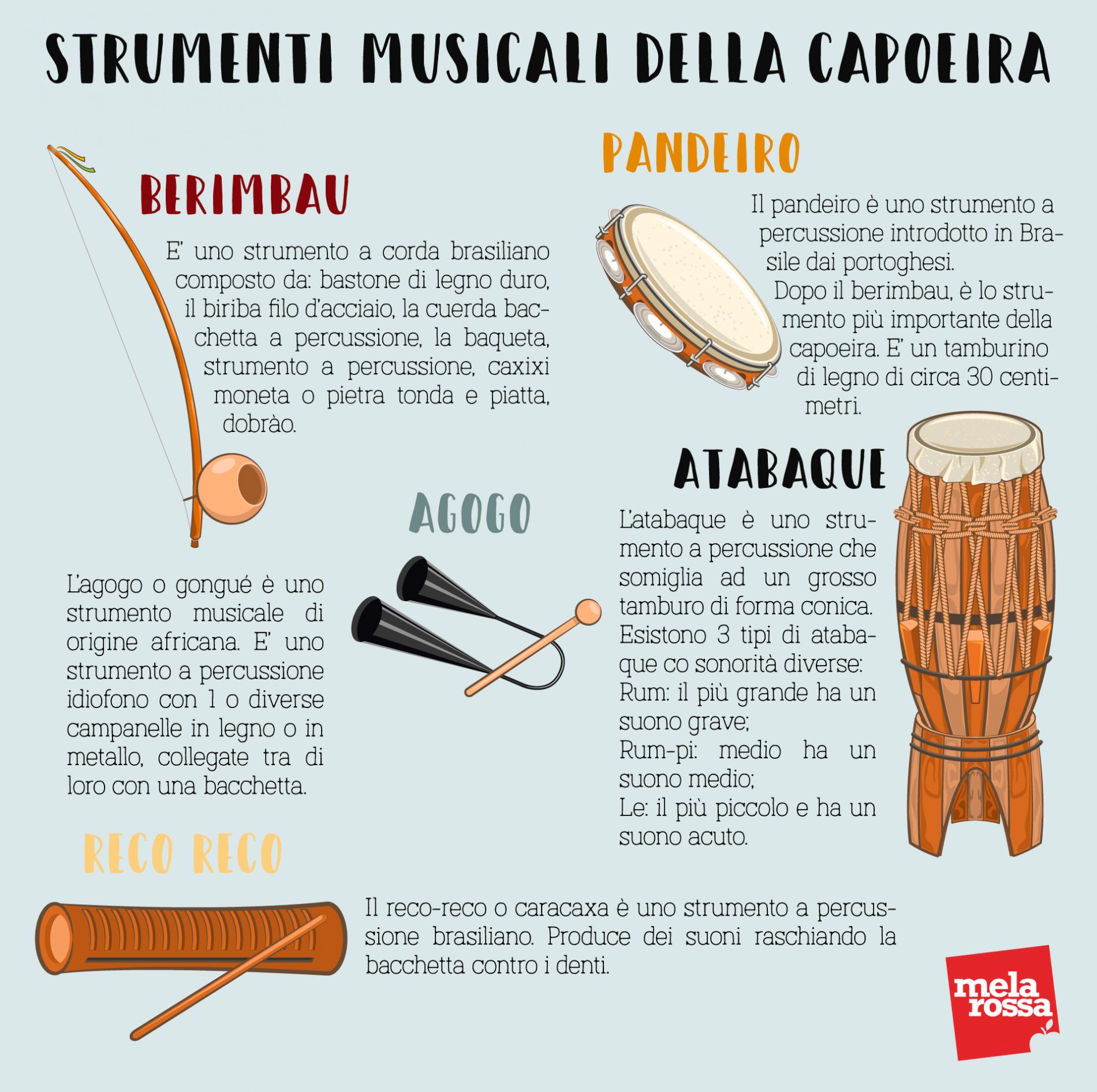 CApoeira: strumenti musicali