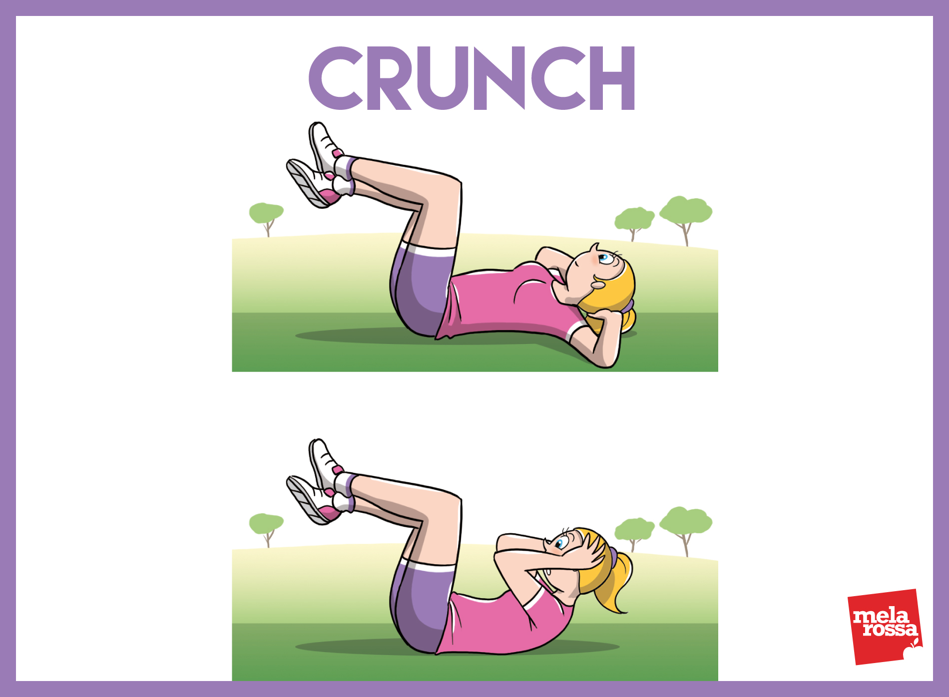 allenamento funzionale: crunch 