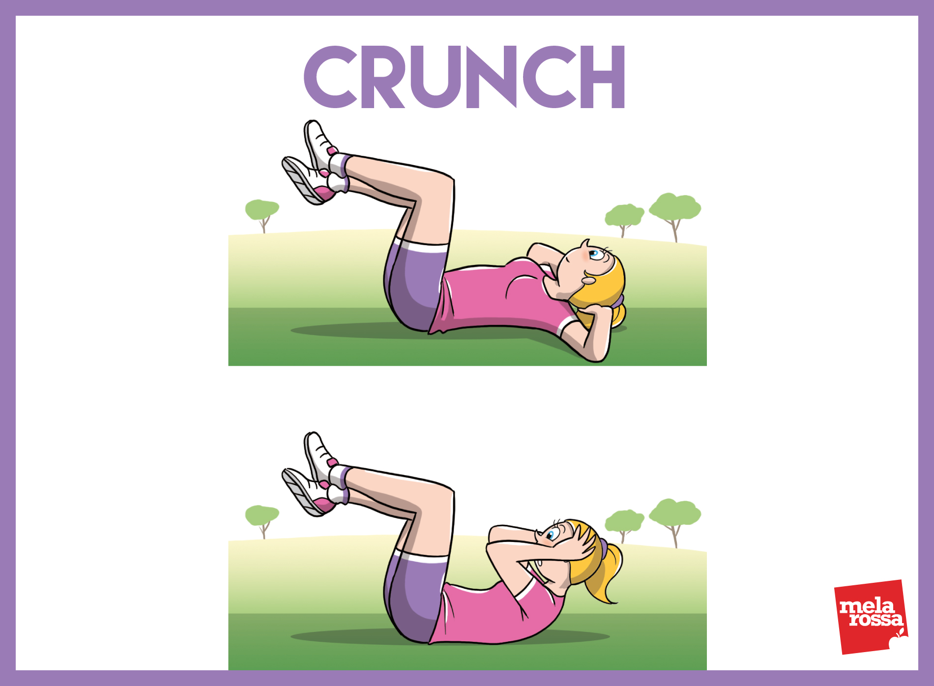 allenamento funzionale: crunch