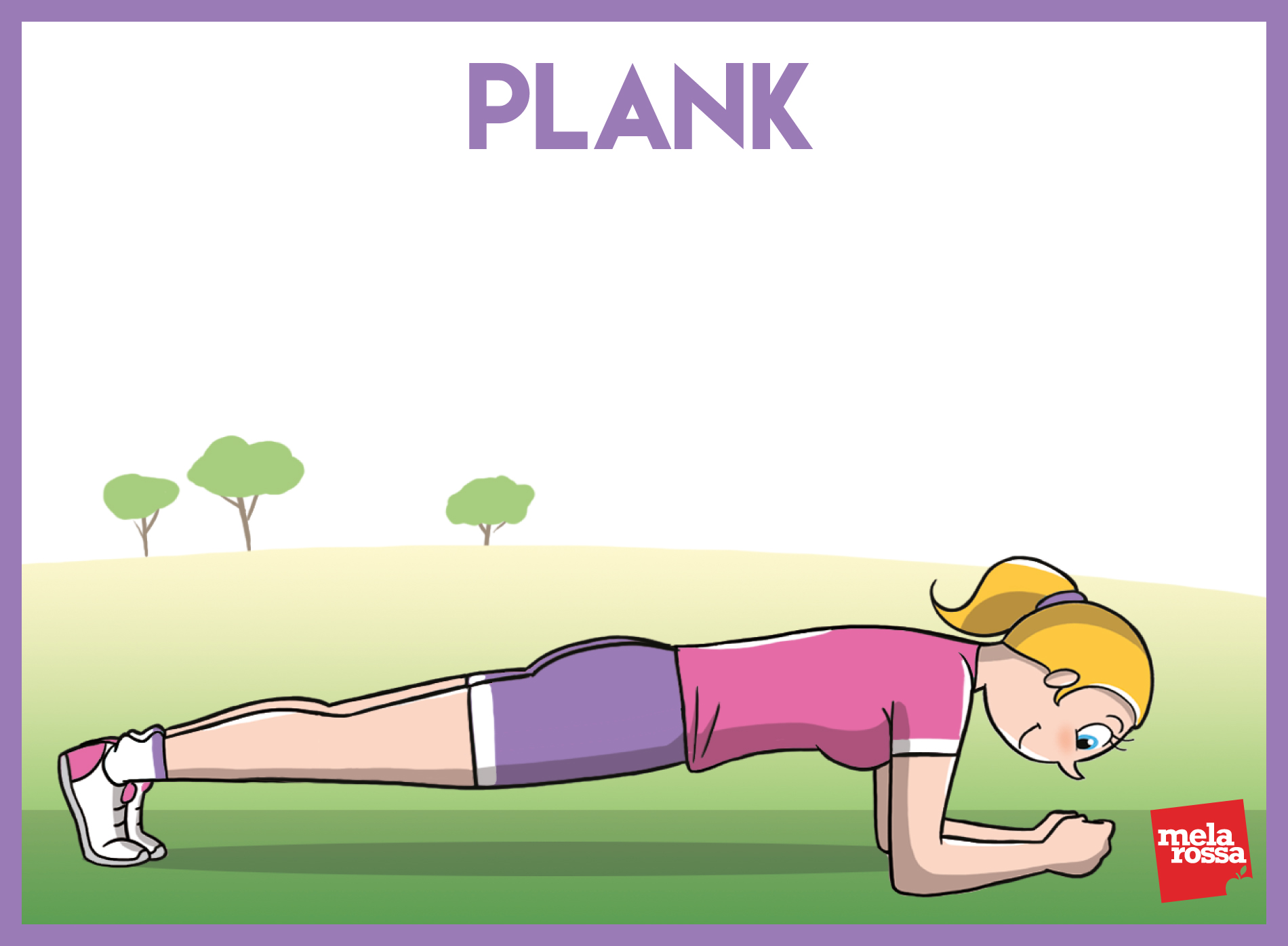 allenamento funzionale: plank