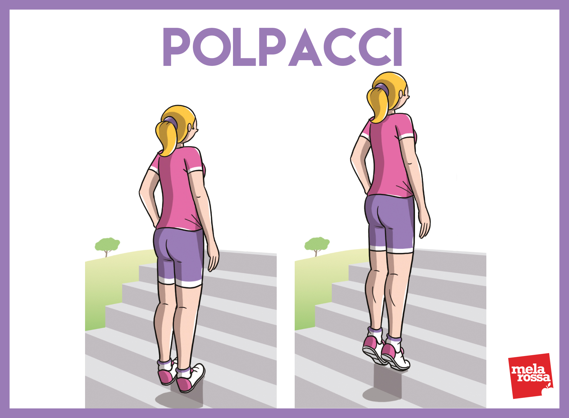 allenamento funzionale: polpacci