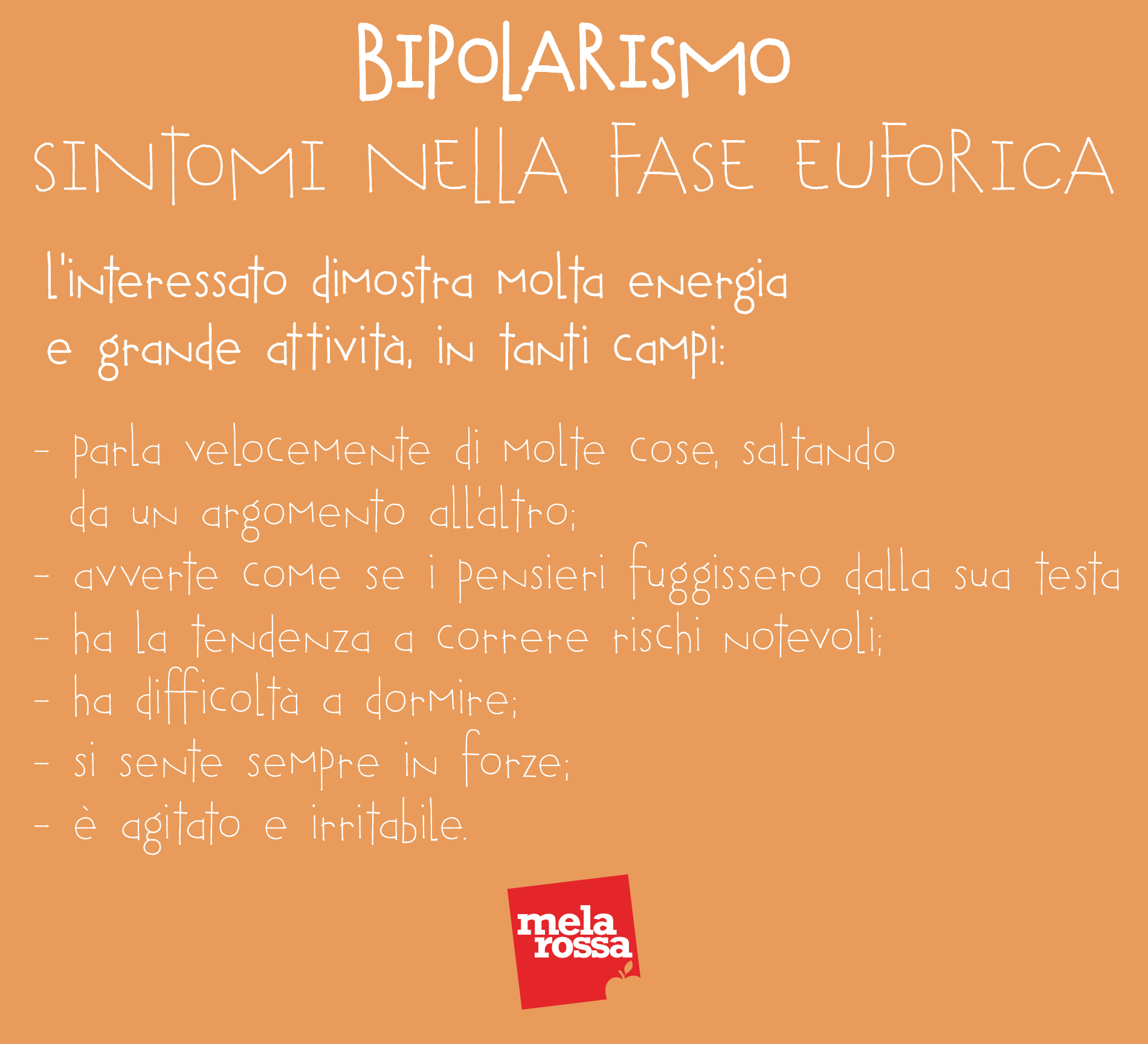 bipolarismo: sintomi nella fase euforica