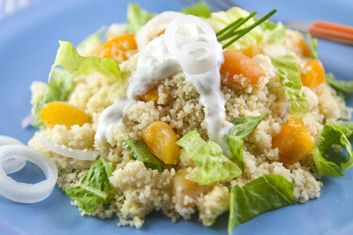 cous cous con albicocche