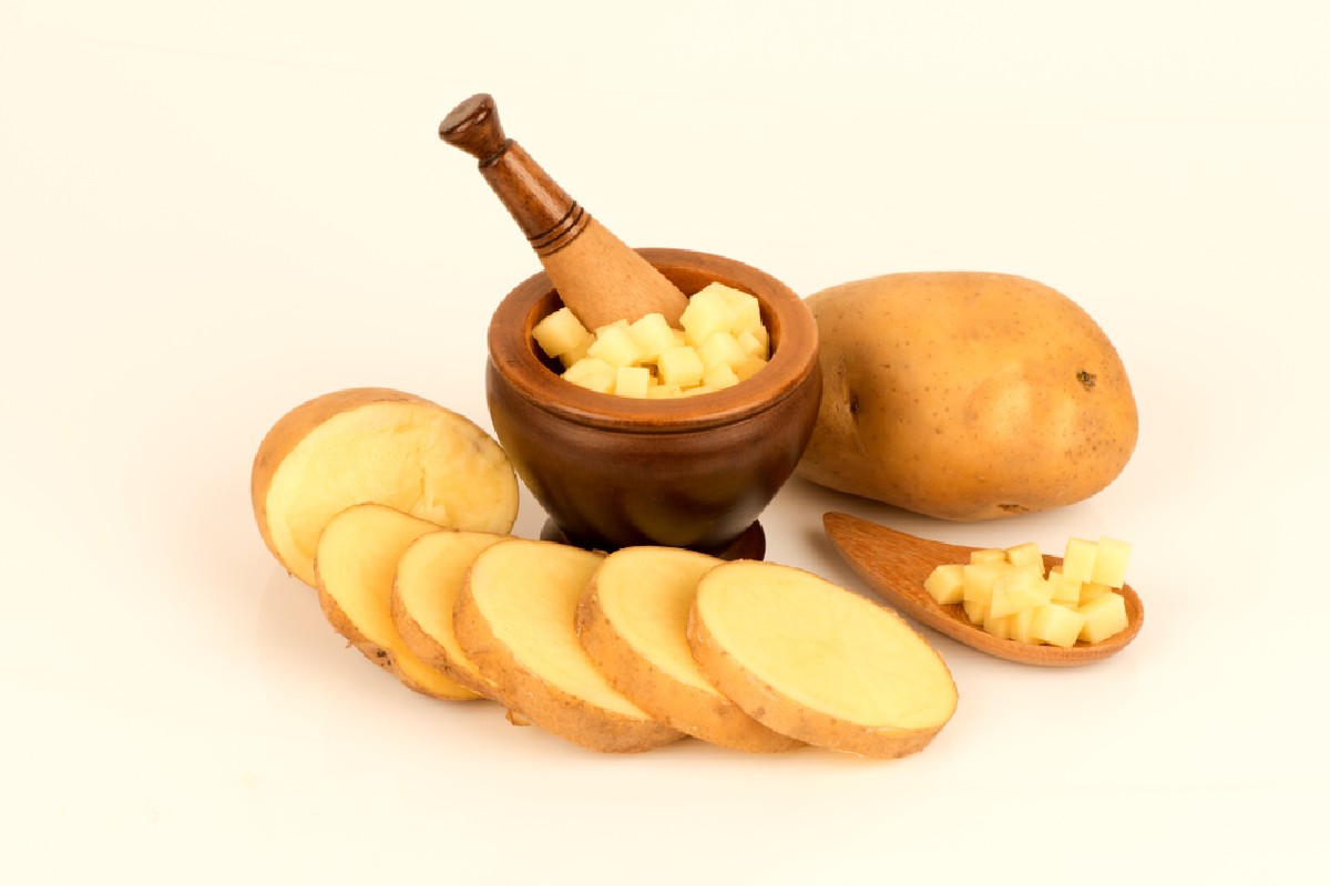 occhi gonfi patate