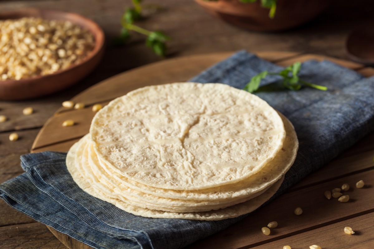 tortilla di mais cibi meno 100 calorie 