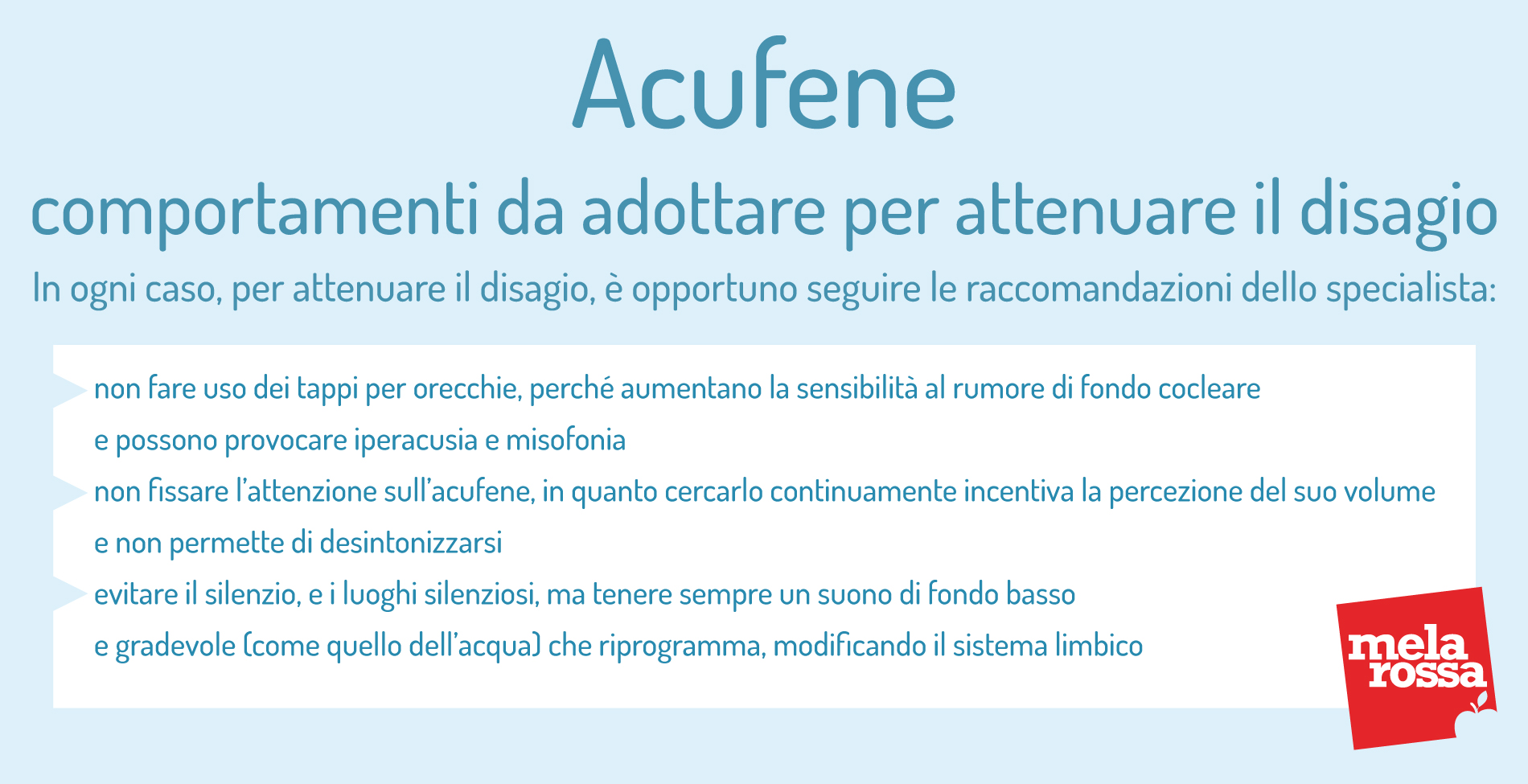 Acufene: comportamenti da adottare