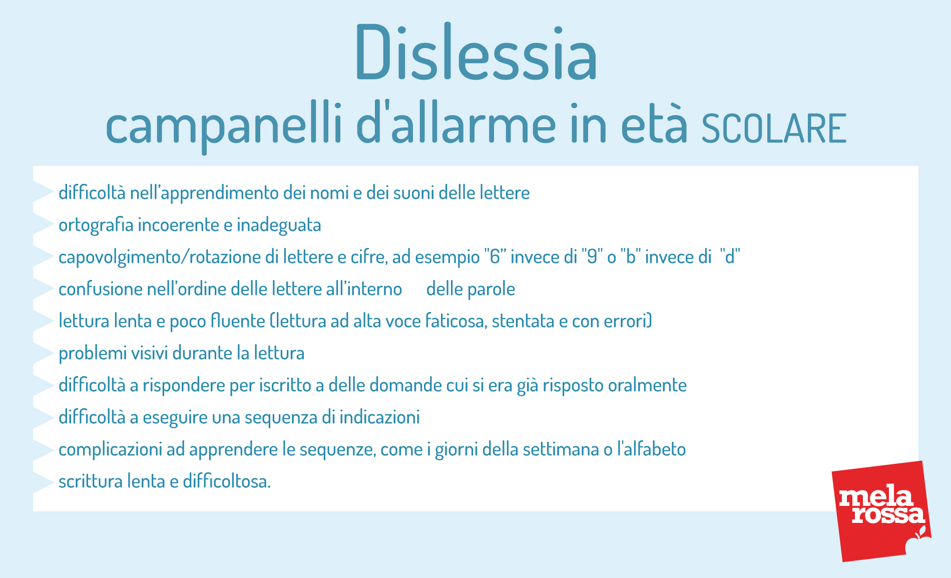 dislessia: campanelli d'allarme in età prescolare