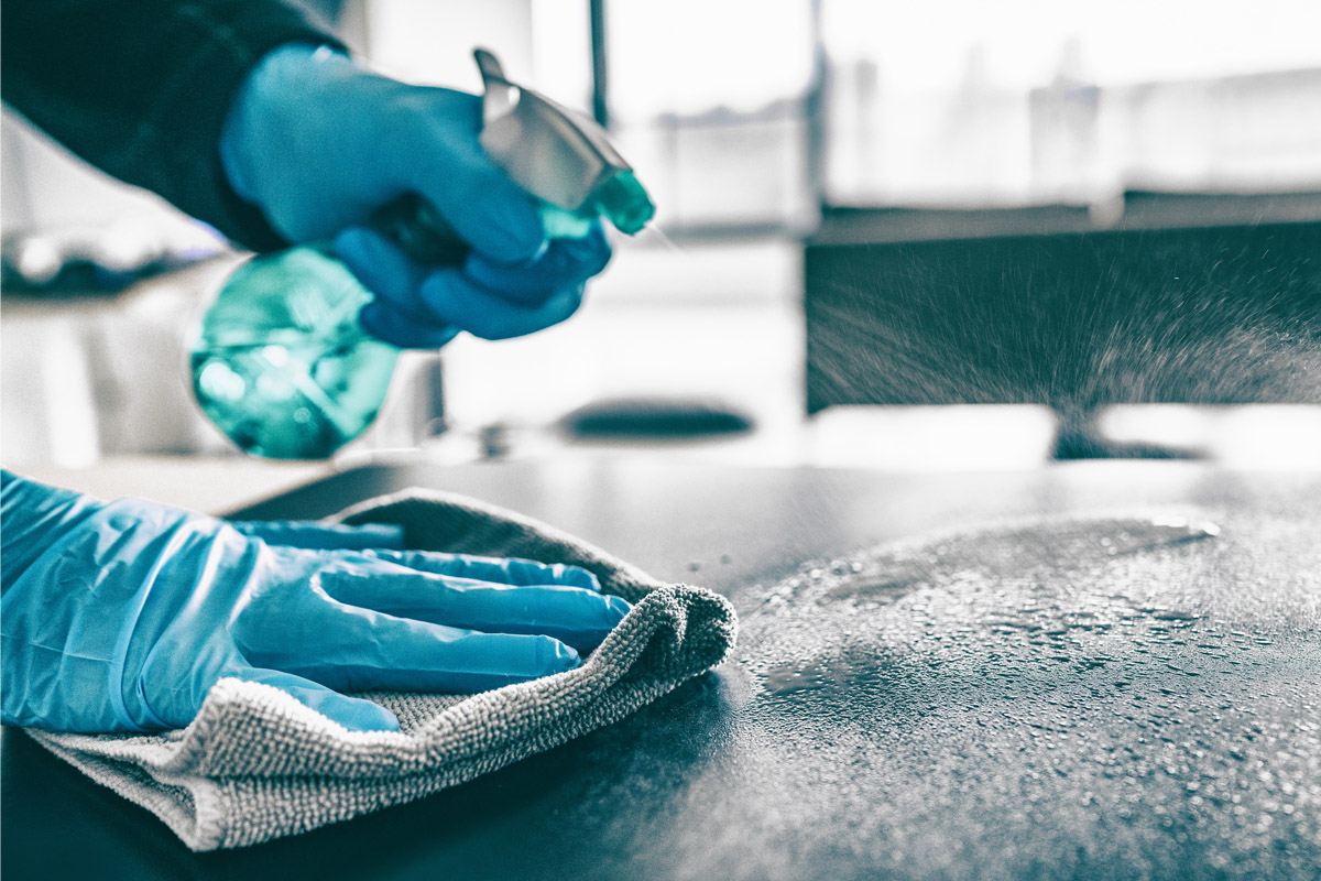 Coronavirus prevenzione: pulizia delle superfici