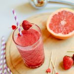 smoothie fragole pompelmo menta