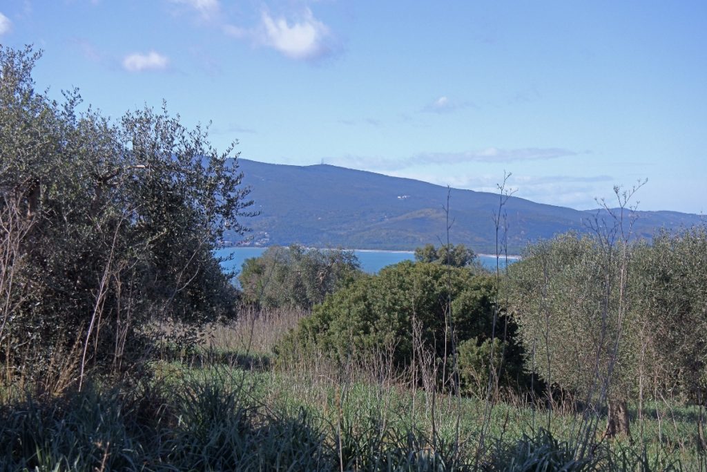 Argentario dal promontorio di Ansedonia