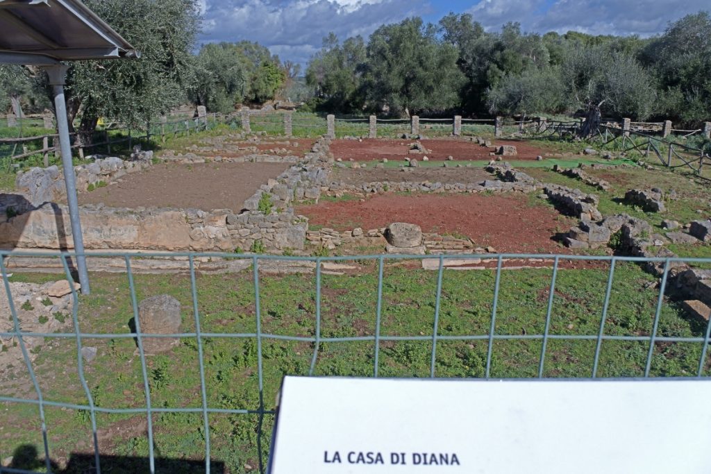 Cosa area archeologica casa di Diana