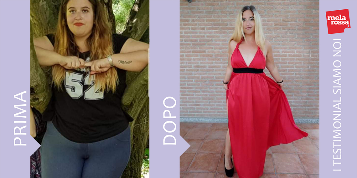 Influenzer di Melarossa: dieta melarossa erica 30 kg