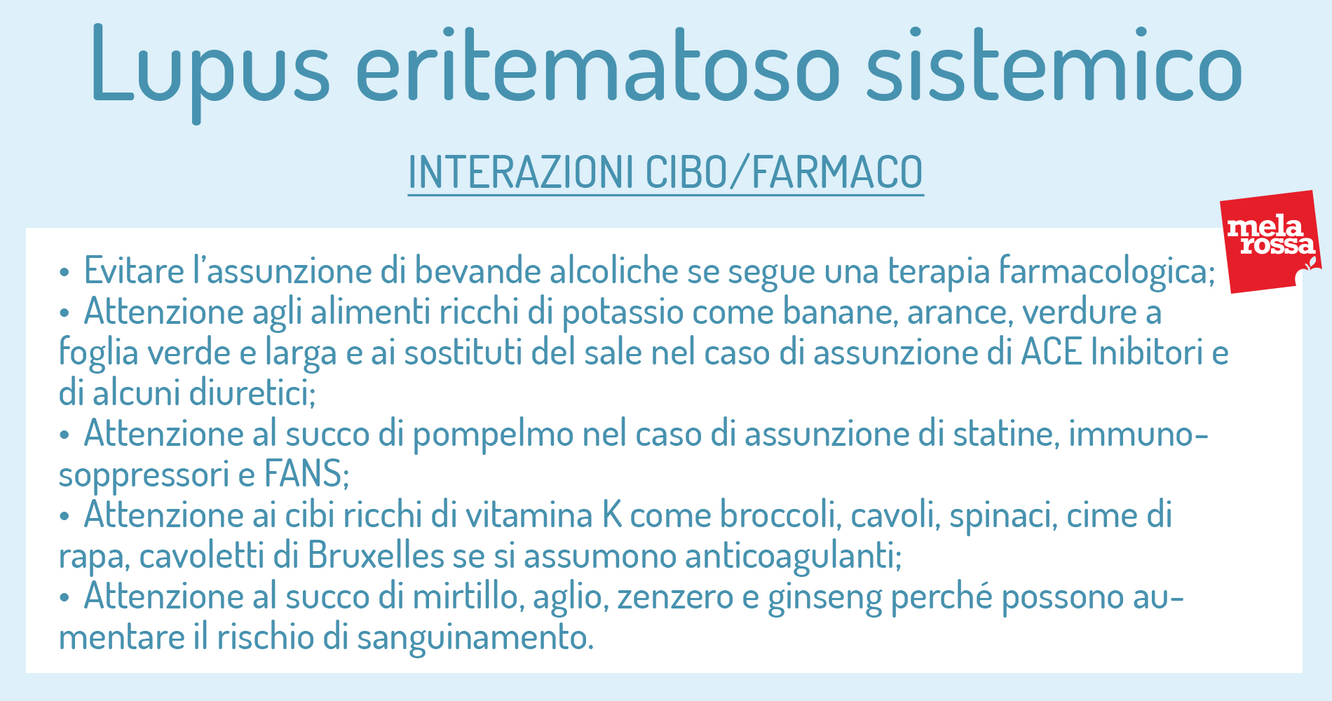 lupus medicine e cibo
