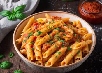 pasta con peperoni