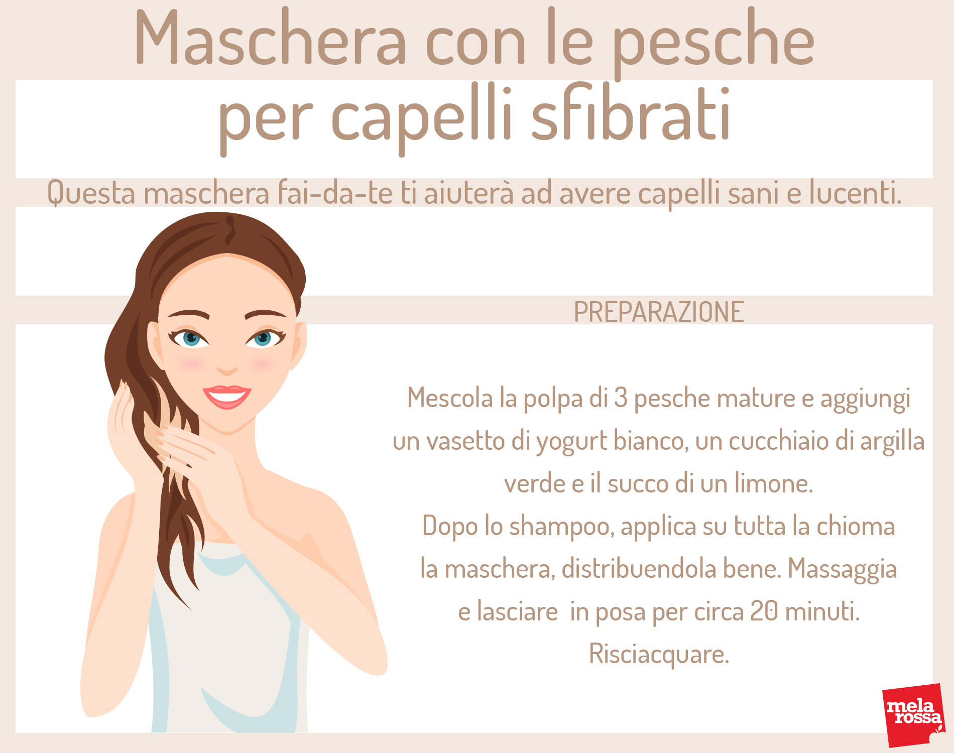 maschera capelli fai-da-te per capelli sfibrati