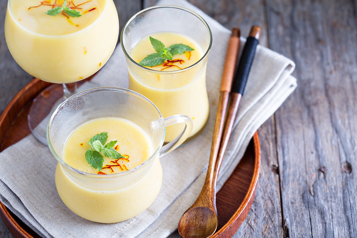 Smoothie di mango e zafferano