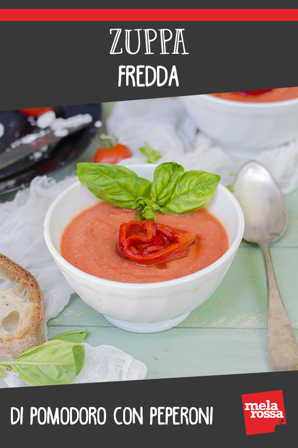 zuppa fredda pomodoro peperoni