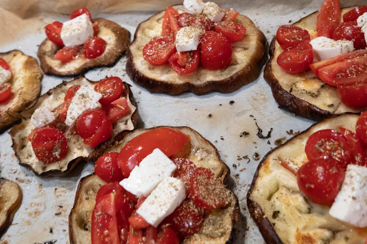 bruschette di melanzane