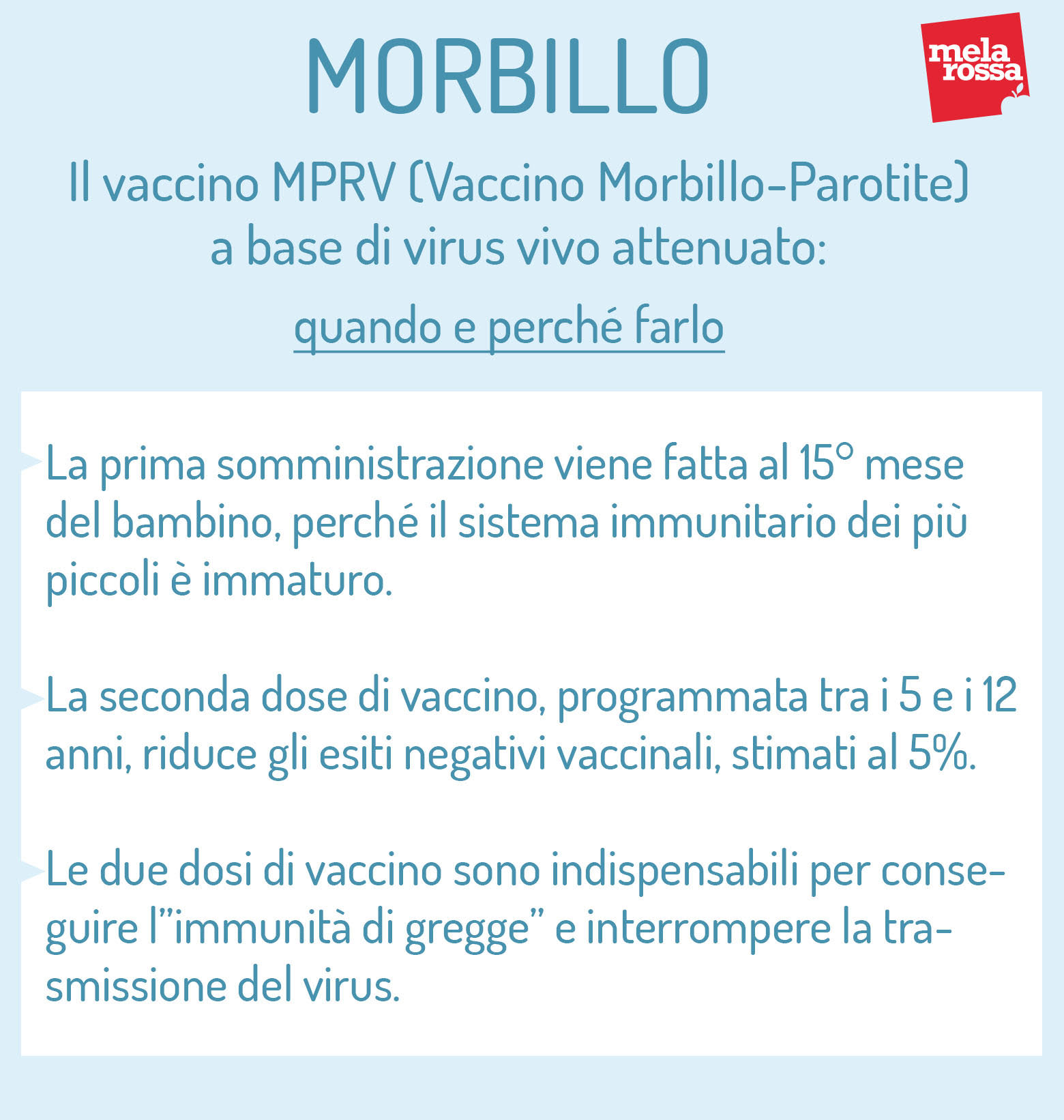 morbillo: vaccino
