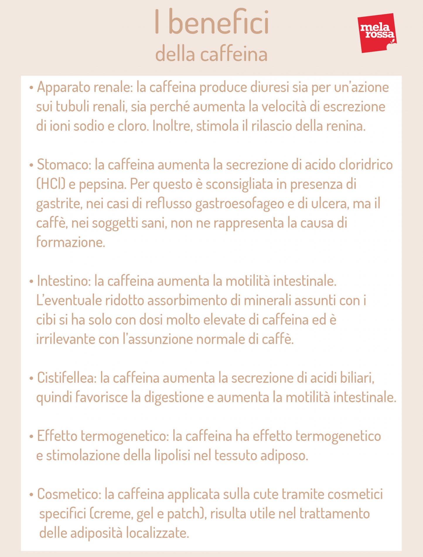 Benefici della caffeina