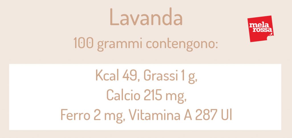 lavanda: valori nutrizionali