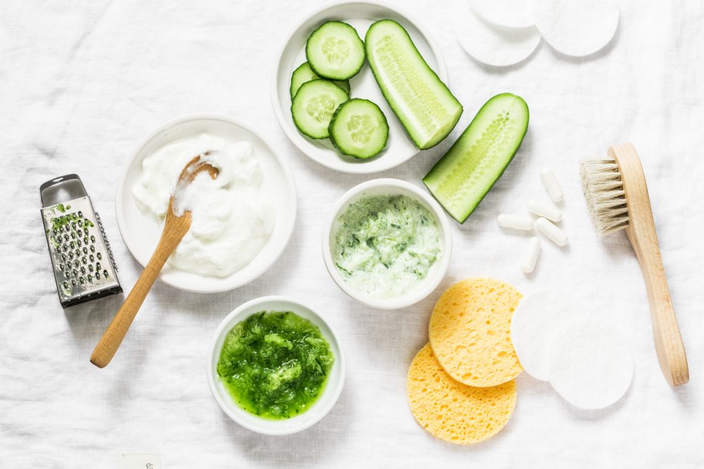 maschera cetriolo yogurt