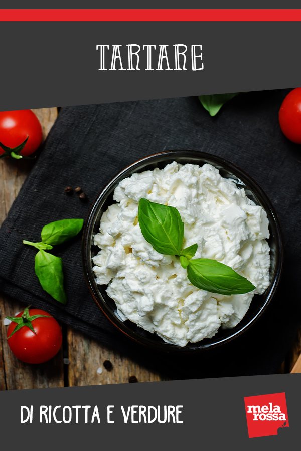 tartare ricotta verdure