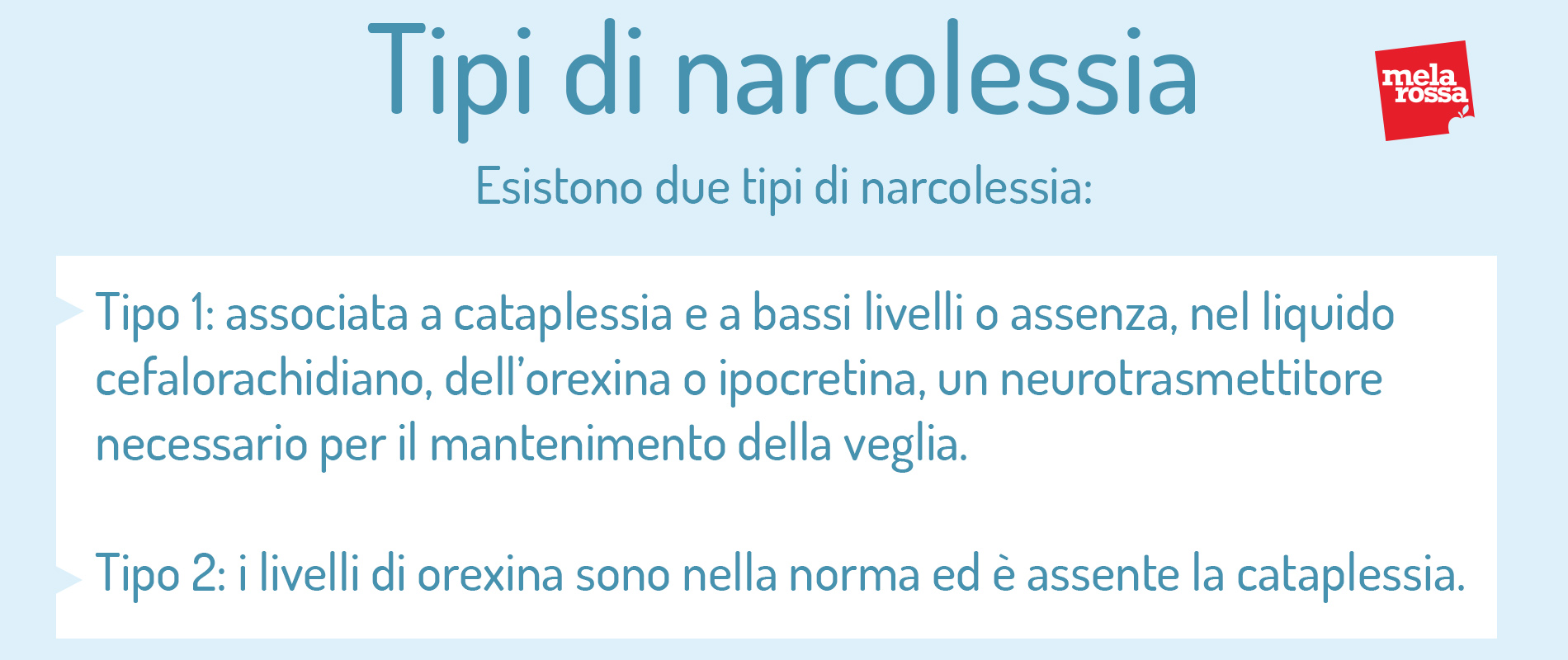 tipi di narcolessia
