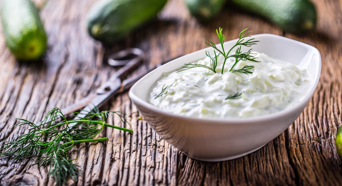 Salsa con aneto: tzatziki