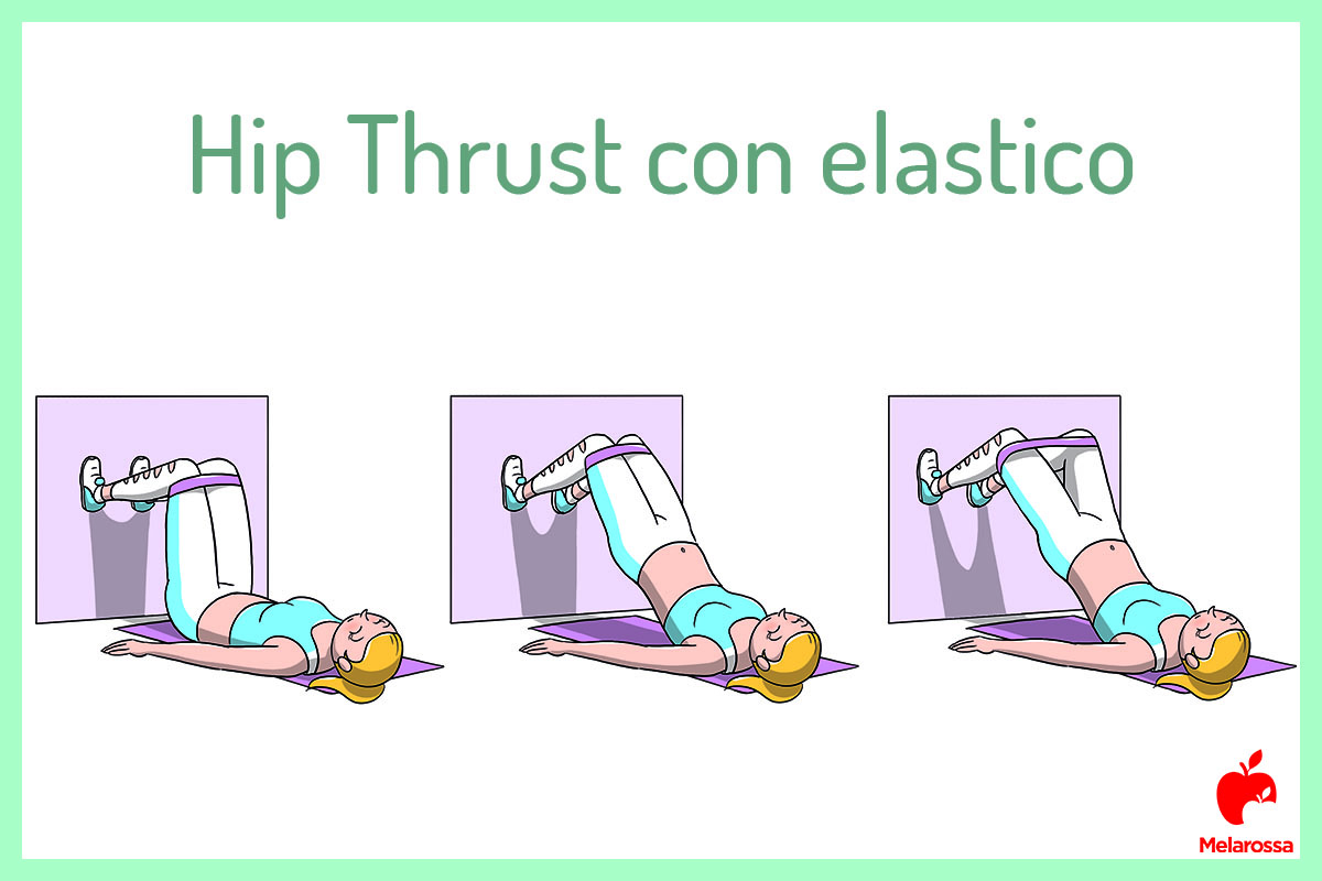 Hip thrust con elastico 