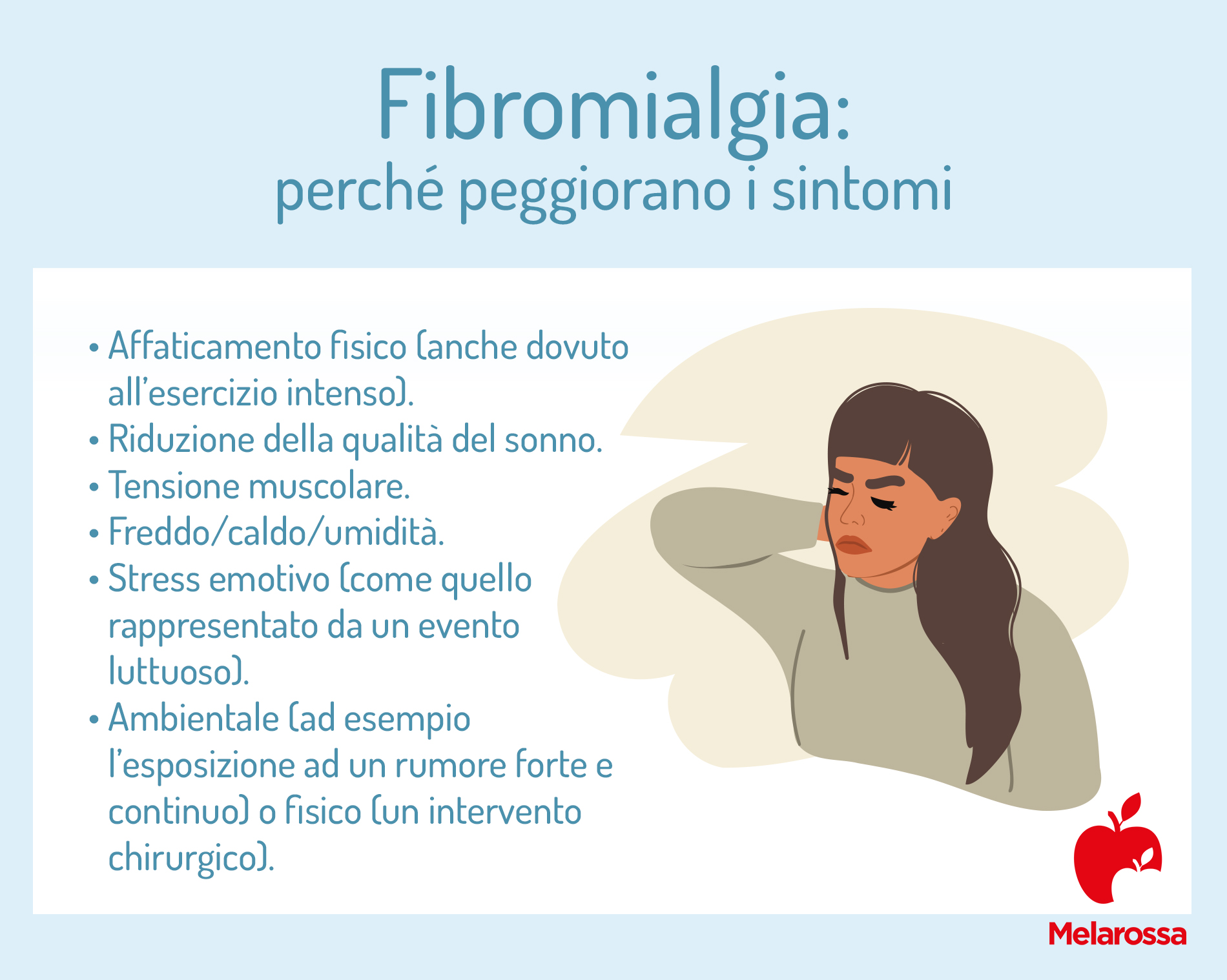 Fibromialgia: perché peggiorano i sintomi