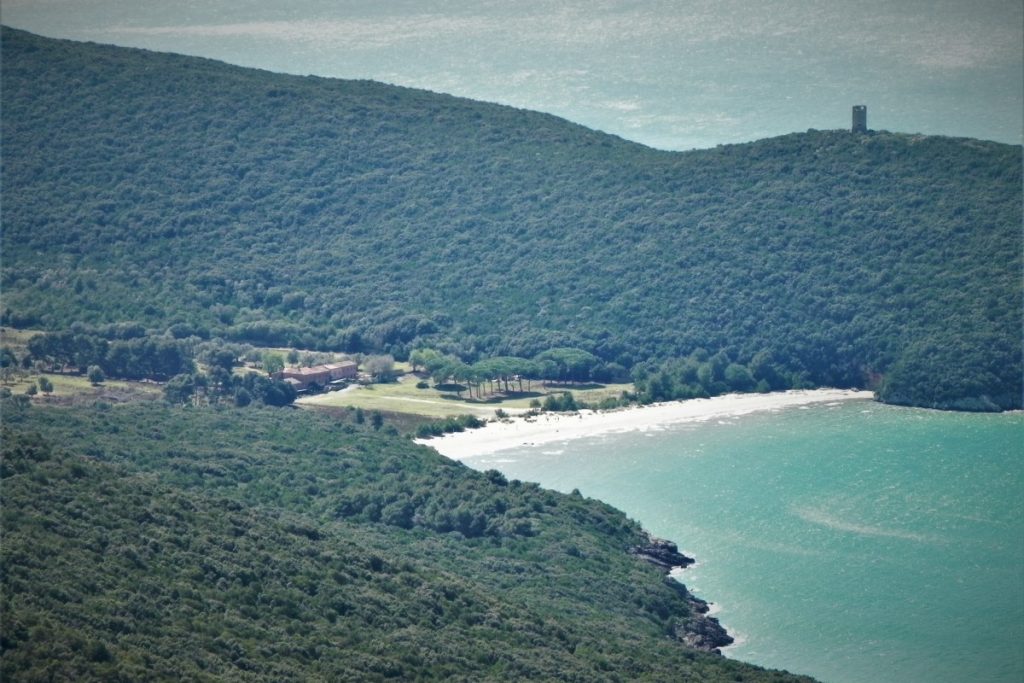 panorama con cala di forno