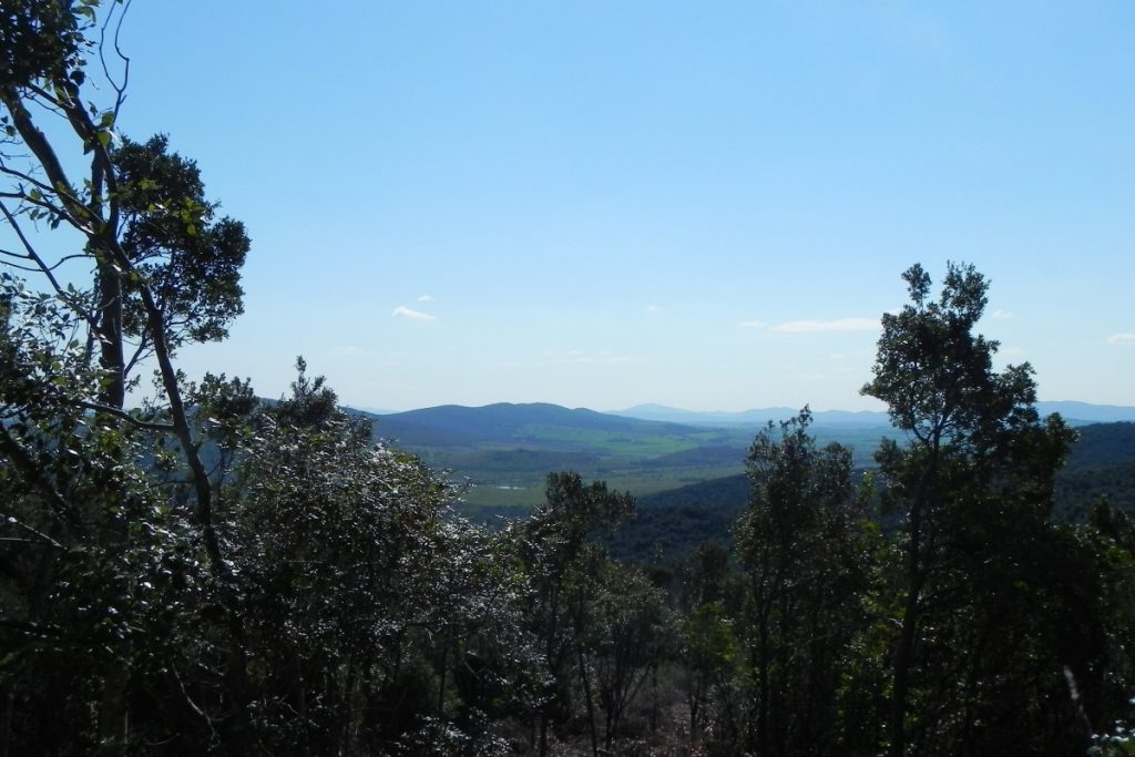 panorama dal sentiero per san rabano
