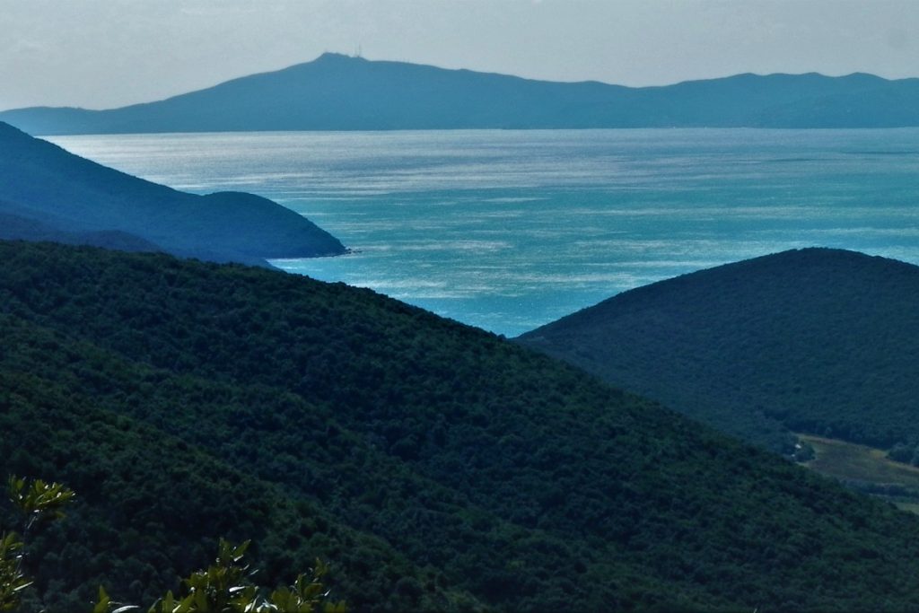 panorama vista monte argentario