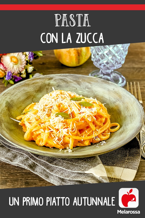 Pasta con la zucca un primo piatto nutriente in autunno