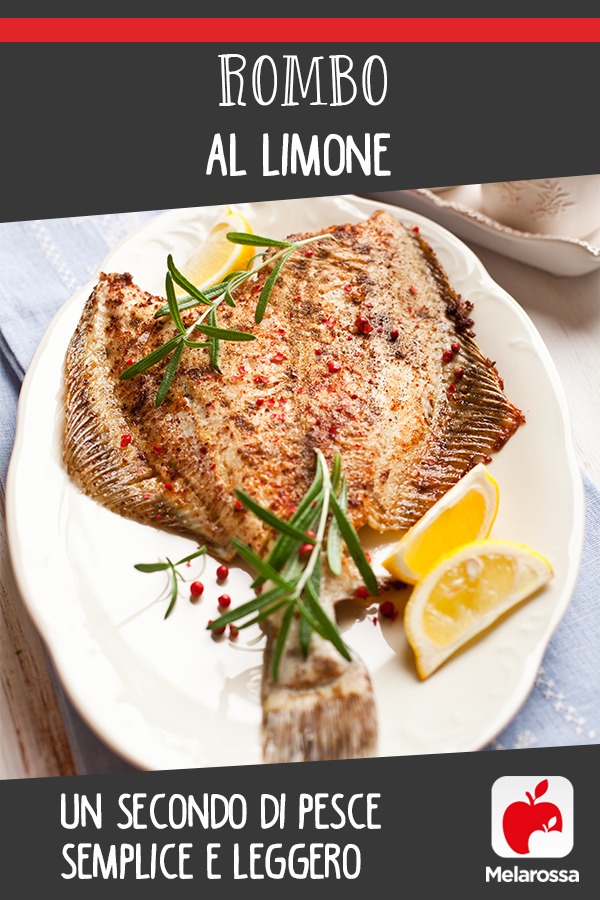 rombo cotto al forno al limone